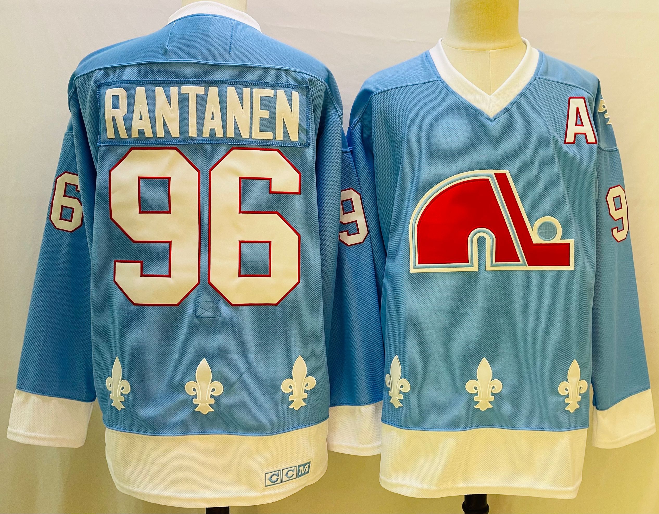 Men Colorado Avalanche #96 Rantanen Blue Throwback 2022 Adidas NHL Jersey->new jersey devils->NHL Jersey